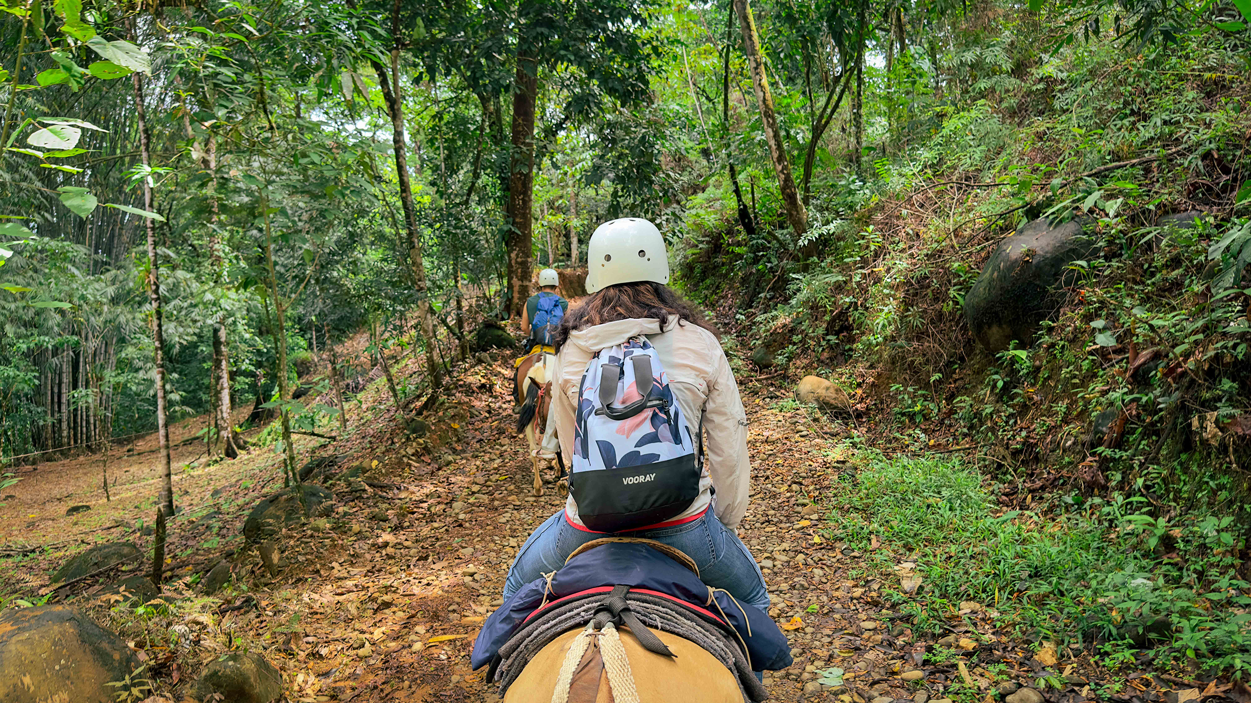 Tucanes Tours horseback riding through jungle